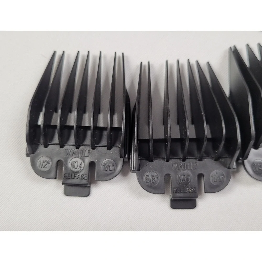 Wahl Replacement Hair Clipper Guards Lot of 9 #1, 1.5, 2, 3, 4, 5, 6, 8, R. Ear